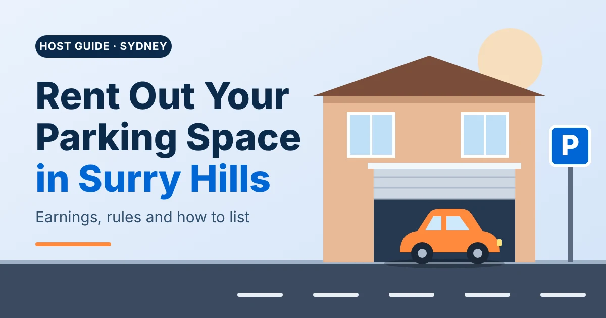 Secure garage parking space for rent in Surry Hills, Sydney